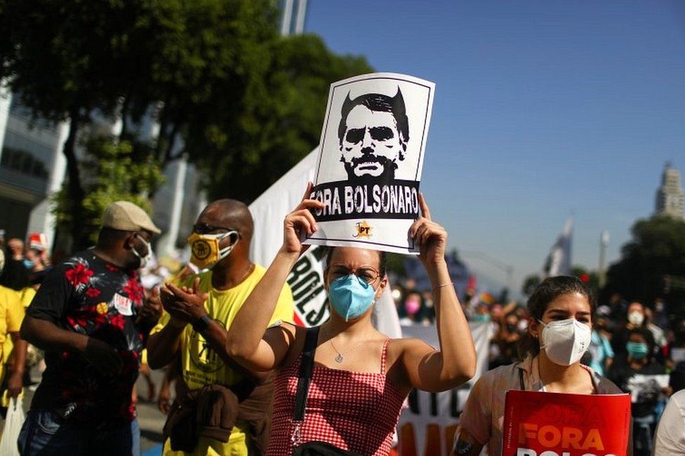 Bolsonaro Protestors Referred to as “Freedom Fighters” Bolsonaro Protest
